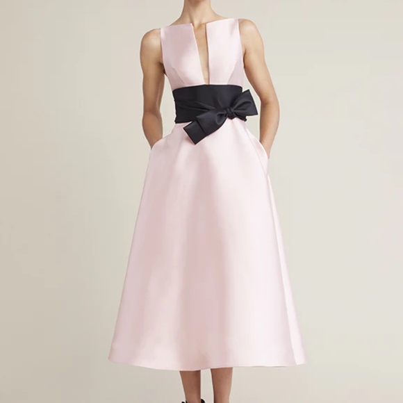 Elegant Audrey & Brooks Dress, Silver Brocade Dress - Picture 5 of 5